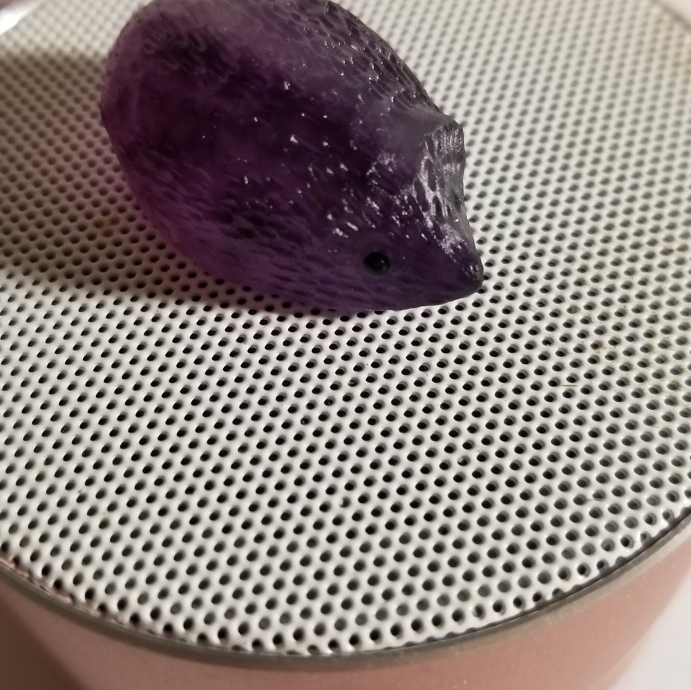 Cute Hedgehog flourite quartz crystals